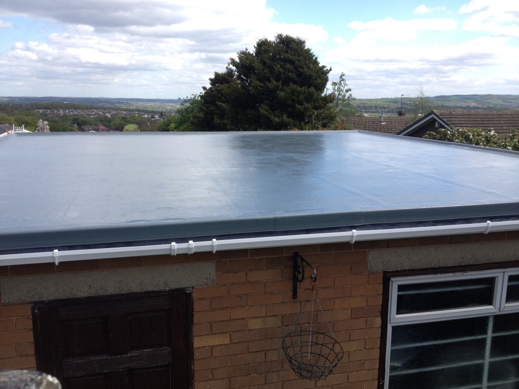 Garage roof installed in Huddersfield - Alpine Roofing